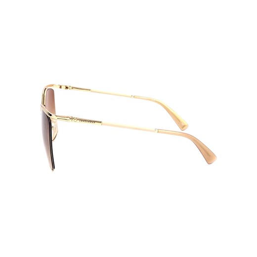 Damskie okulary przeciwsłoneczne w kolorze złoto-brązowym Longchamp onesize wyprzedaż Limango Polska