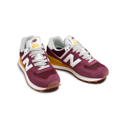 New Balance Sneakersy WL574VN2 Bordowy New Balance 36 MODIVO okazja