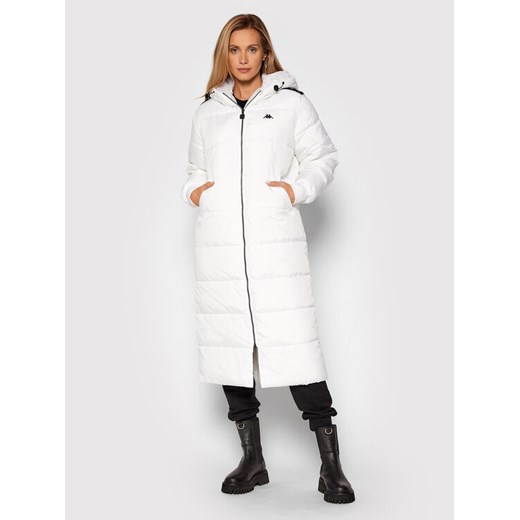 Kappa Kurtka puchowa 310029 Biały Regular Fit Kappa M wyprzedaż MODIVO