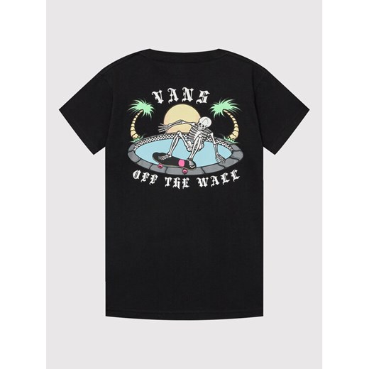 Vans T-Shirt Layback Palms VN0A7SHQ Czarny Classic Fit Vans XL MODIVO