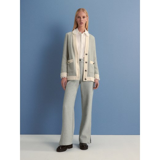 Reserved - Wzorzyste spodnie - Wielobarwny Reserved XL okazja Reserved