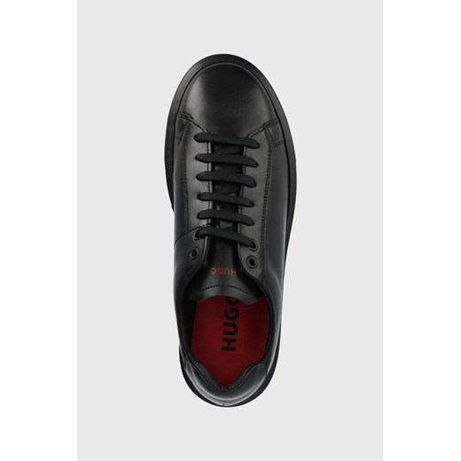 HUGO sneakersy skórzane Quiver kolor czarny 43 ANSWEAR.com