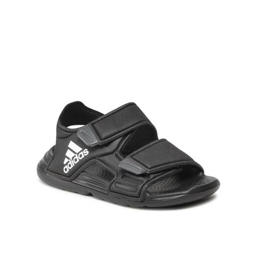 Sandały dziecięce Adidas czarne na rzepy na lato 