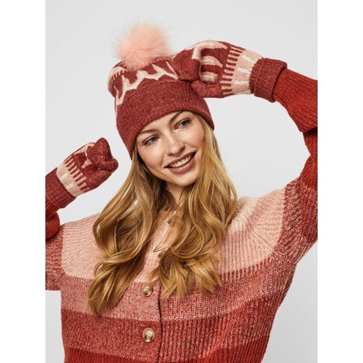 Vero Moda Simone Czapka Pomarańczowy Vero Moda ONE SIZE okazja BIBLOO