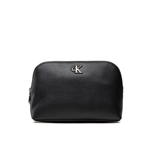 Calvin Klein Jeans Kosmetyczka Minimal Monogram Make Up Bag K60K608403 Czarny 00 okazja MODIVO
