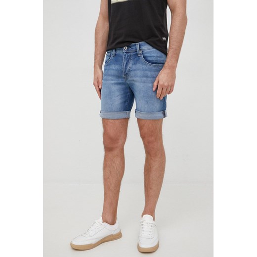 Pepe Jeans szorty jeansowe CANE SHORT męskie Pepe Jeans 33 ANSWEAR.com