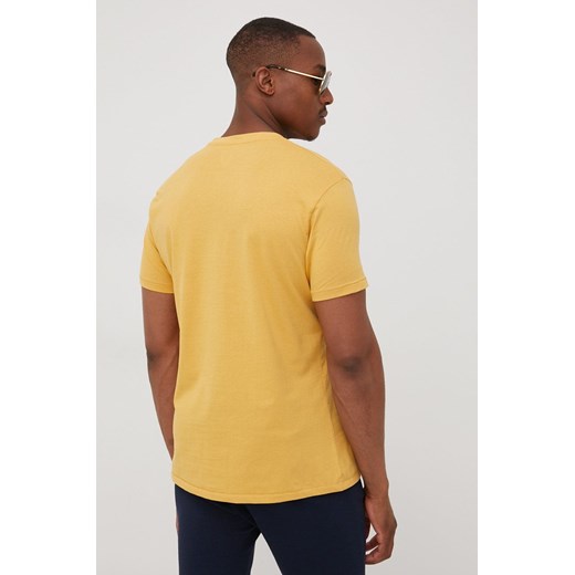 Lee Cooper t-shirt bawełniany kolor żółty z nadrukiem Lee Cooper XXL ANSWEAR.com