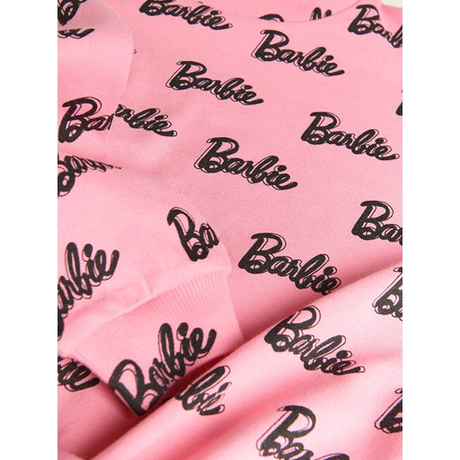 Reserved - Bluza z wiązanym dołem Barbie - Różowy Reserved 140 Reserved