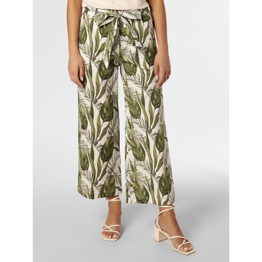More & More Spodnie Kobiety Bawełna oliwkowy wzorzysty ze sklepu vangraaf w kategorii Spodnie damskie - zdjęcie 138761412