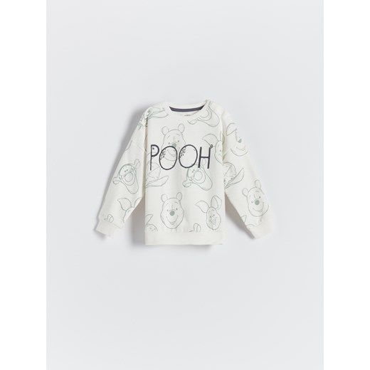 Reserved - Bluza Kubuś Puchatek - Kremowy Reserved 80 Reserved