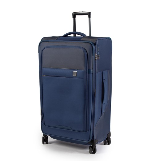 Duża Materiałowa Walizka TITAN - Prime 391404-20 Navy Titan eobuwie.pl