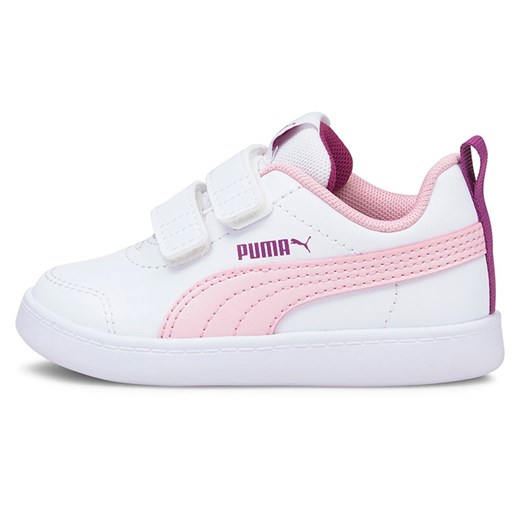 BUTY DZIECIĘCE COURTFLEX V2 BIAŁE Puma 27 promocja taniesportowe.pl