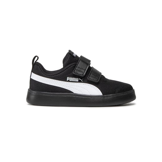 BUTY DZIECIĘCE COURTFLEX MESH CZARNE Puma 31.5 okazja taniesportowe.pl