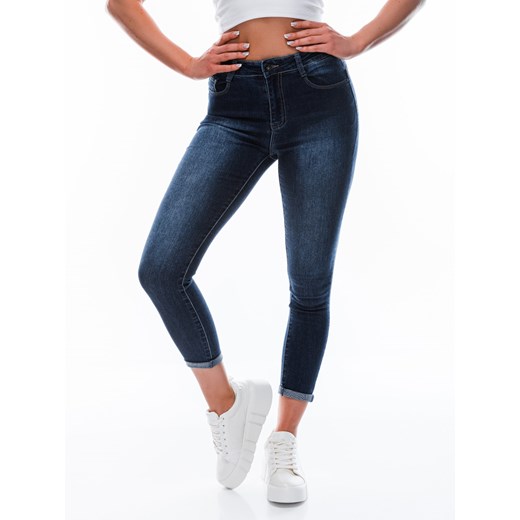 Spodnie damskie jeansowe 149PLR - granatowe Edoti.com 42 Edoti.com