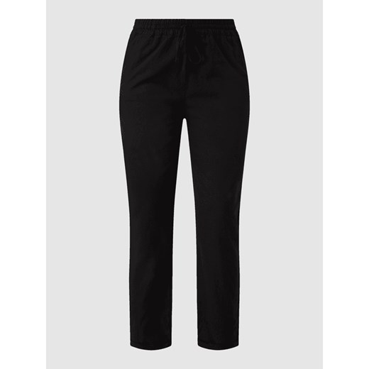 Luźne spodnie krótkie z dodatkiem lnu model ‘Daniaa’ L Peek&Cloppenburg 