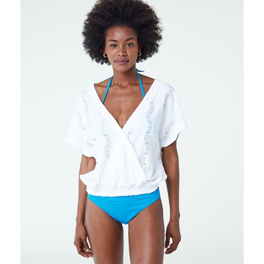 Ibiza Blouse Manches Courtes - Biały - Etam L Etam.pl