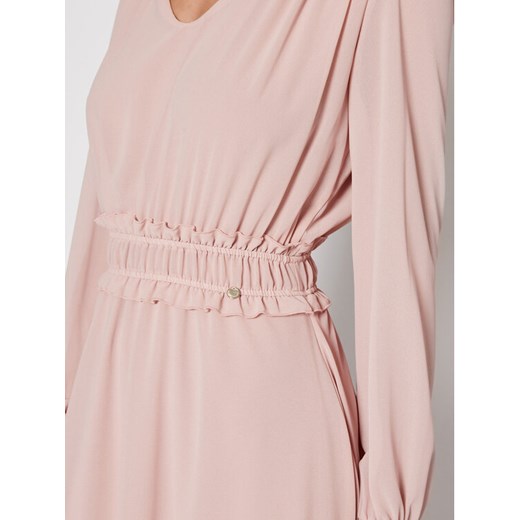 Rinascimento Sukienka koktajlowa CFC0104675003 Różowy Regular Fit Rinascimento XL MODIVO wyprzedaż