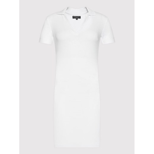 Brave Soul Sukienka codzienna LDRJ-149OBAN Biały Slim Fit M promocyjna cena MODIVO