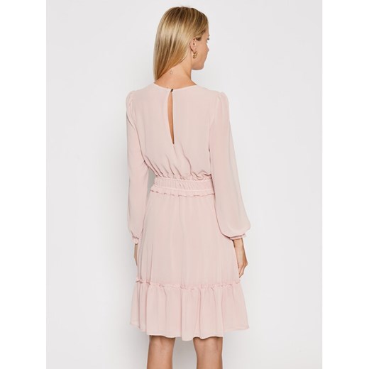 Rinascimento Sukienka koktajlowa CFC0104675003 Różowy Regular Fit Rinascimento XL promocja MODIVO