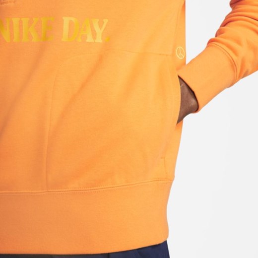 Męska bluza z długim rękawem Nike Sportswear - Pomarańczowy Nike 3XL Nike poland