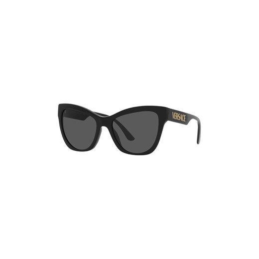 Versace okulary przeciwsłoneczne damskie kolor czarny Versace 56 okazja ANSWEAR.com
