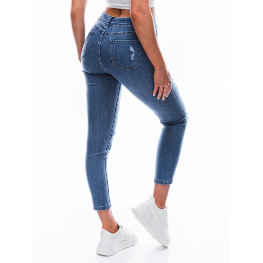Spodnie damskie jeansowe 155PLR - niebieskie Edoti.com 36 Edoti.com