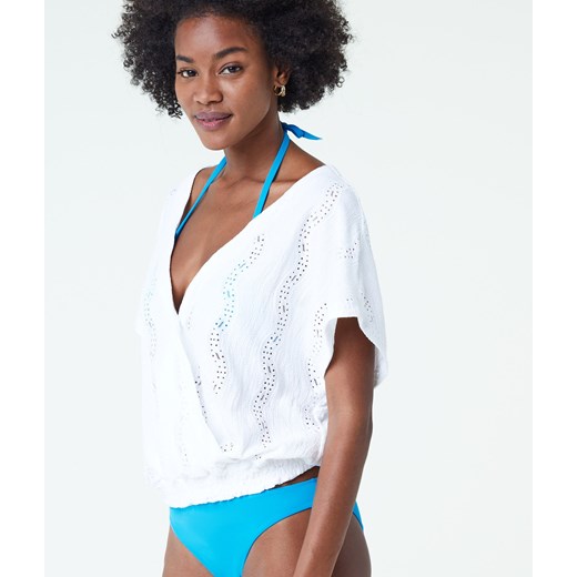 Ibiza Blouse Manches Courtes - Biały - Etam S Etam.pl