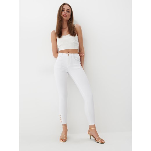 Mohito - Jeansy skinny - Biały Mohito 36 Mohito