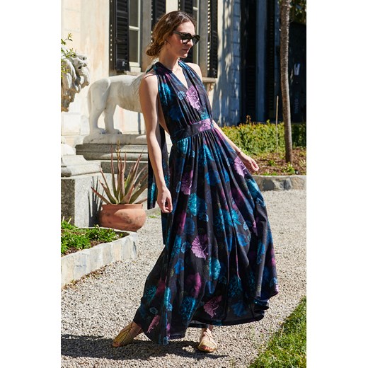 Sukienka infinity maxi Midnight Meadow, S/M S/M okazyjna cena NAOKO