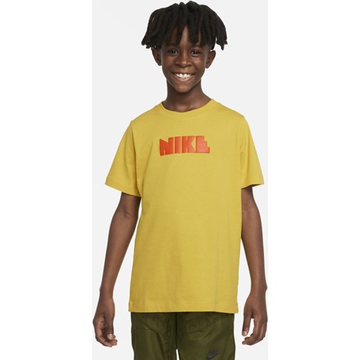 T-shirt dla dużych dzieci Nike Sportswear Circa 72 - Żółć Nike XL Nike poland