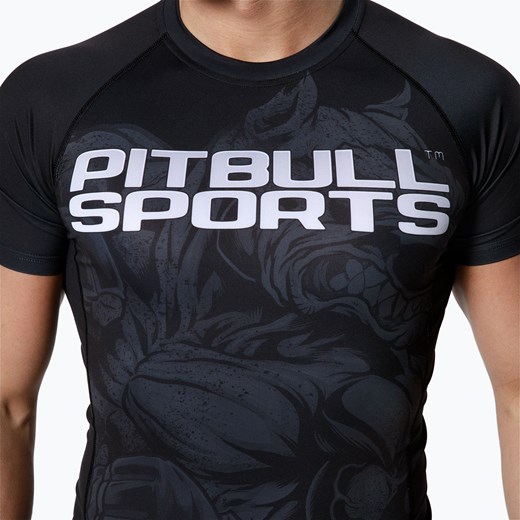Koszulka treningowa męska Pit Bull T-S Rash Master Of MMA czarna 969027900304 | Pit Bull West Coast L sportano.pl