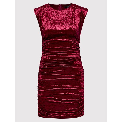 Guess Sukienka koktajlowa Charlie W1BK19 KATV1 Bordowy Slim Fit Guess L MODIVO okazja