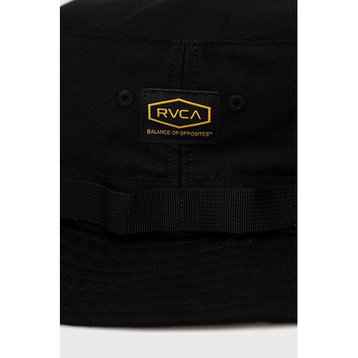RVCA kapelusz bawełniany kolor czarny bawełniany ONE ANSWEAR.com