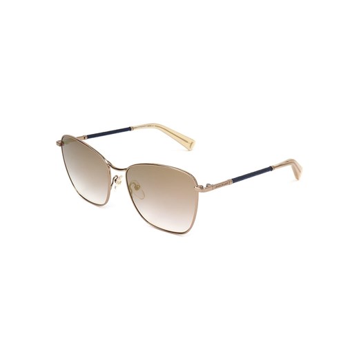 Damskie okulary przeciwsłoneczne w kolorze złotym Longchamp onesize okazyjna cena Limango Polska