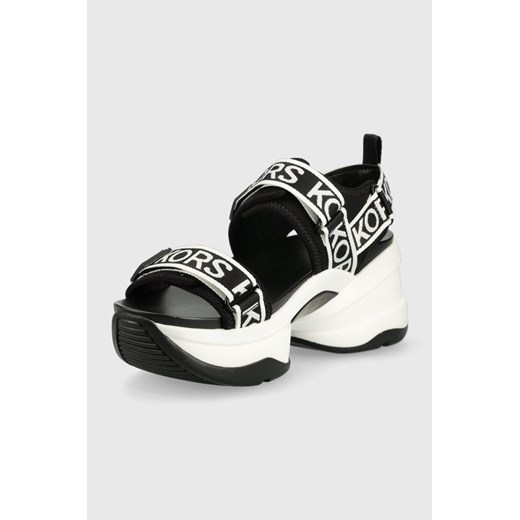 MICHAEL Michael Kors sandały MAVERICK SANDAL damskie kolor czarny na platformie Michael Michael Kors 40 ANSWEAR.com