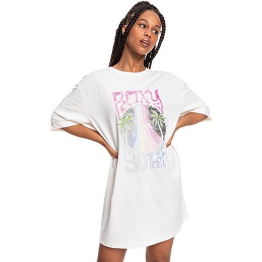 ROXY Damska koszulka Come To The Bea J Tees Boyfriend Fit ERJZT05336-WBK0 XS promocja Mall