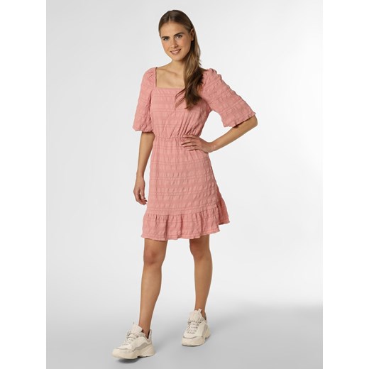 Aygill's Sukienka damska Kobiety Sztuczne włókno brudny róż jednolity ze sklepu vangraaf w kategorii Sukienki - zdjęcie 138989722