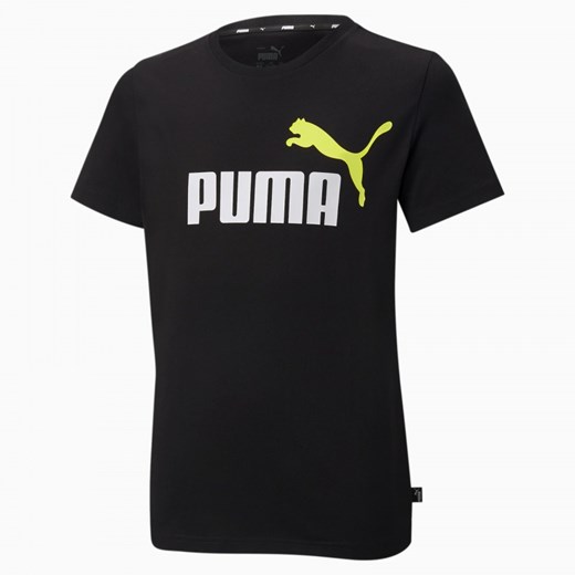 Koszulka Chłopięca Puma Essentials Two-Tone Logo Youth Tee Puma 164 darcet