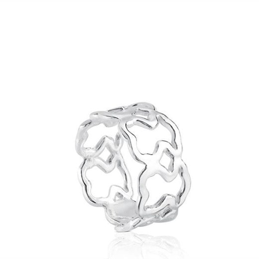 Tous Srebrny pierścionek New Carrusel 316985500 (obwód 54 mm) Tous 54.0 mm wyprzedaż Mall
