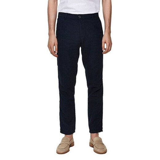 Selected Homme Męskie spodnie SLHSTRAIGHT-PARIS LINEN PANTS W DarkSapphire Selected Homme 34/32 Mall promocja