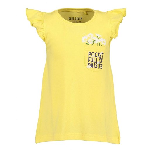Blue Seven koszulka dziewczęca 702215 X, 92 żółta 92 Mall