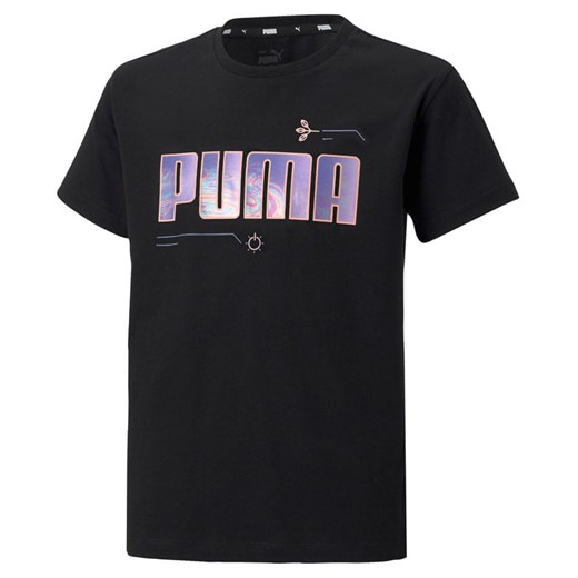Puma koszulka dziewczęca Alpha Tee 110 czarna Puma 110 Mall