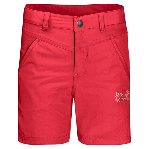 Jack Wolfskin krótkie spodenki dziewczęce Sun Shorts Kids 1605613_1, 92 czerwone Jack Wolfskin 116 Mall