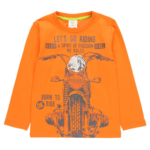 Boboli Chłopięca koszulka Forest Biker 104 pomarańczowa Boboli 128 Mall