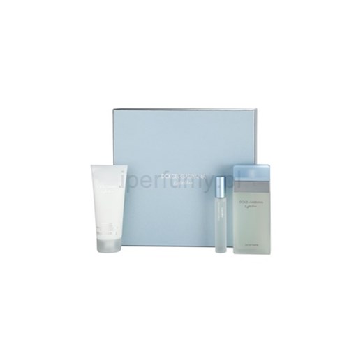 Dolce & Gabbana Light Blue zestaw upominkowy IX. woda toaletowa 100 ml + krem do ciała 100 ml + woda toaletowa 7,4 ml + do każdego zamówienia upominek. iperfumy-pl  