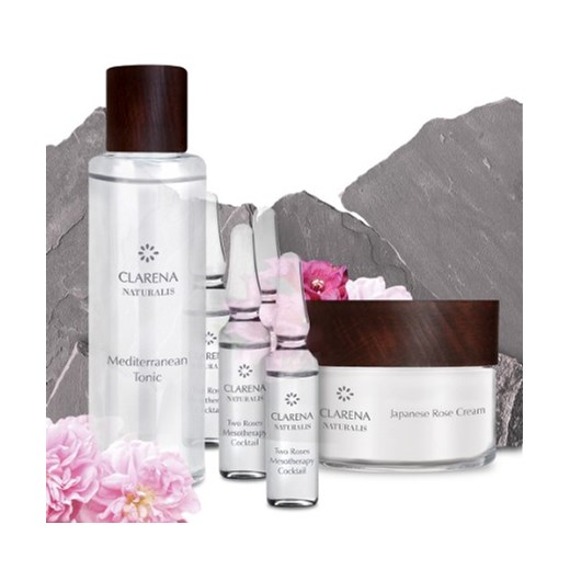 Zestaw naturalne kosmetyki do skóry wrażliwej i dojrzałej Clarena okazyjna cena e-clarena.eu