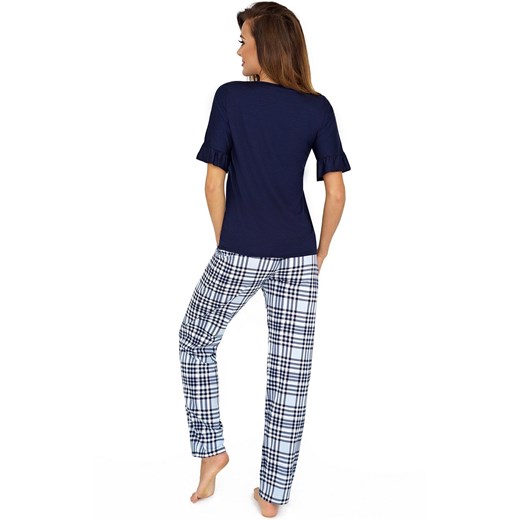 Bawełniana piżama damska Loretta, Kolor granatowy-wzór, Rozmiar XL, Donna ze sklepu Intymna w kategorii Piżamy damskie - zdjęcie 139245463