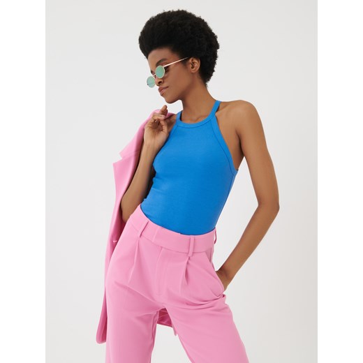 Sinsay - Top w prążki - Niebieski Sinsay L Sinsay