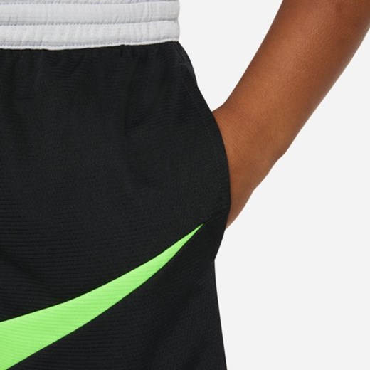Spodenki do koszykówki dla dużych dzieci (chłopców) Nike Dri-FIT - Czerń Nike S Nike poland
