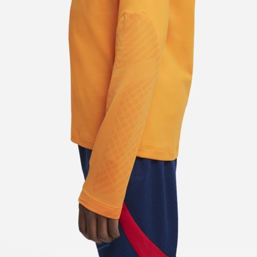 Treningowa koszulka piłkarska dla dużych dzieci FC Barcelona Strike Nike Dri-FIT Nike S okazja Nike poland